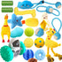 Generic 18 Pet Toy Platters Pieces - Robot Educational Strainer, Ball Toy, Teething Rope Knots