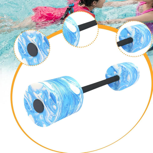 Swimming Vaveren Aquatic Exercise Dumbbell Foam Pool Weights Exercise Detachable Training Tool Underwater Barbell