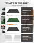 PREMJIN 34"x23" 6 Dog Grass Mat with Tray, Artificial Grass Pee Pads for Dogs Turf Toilet, Reusable Potty Pads for Dogs