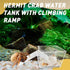 2 Packs Hermit Crab Water Tank with Cuttable Climbing Ramp, Ideal Pool and Tank Combination