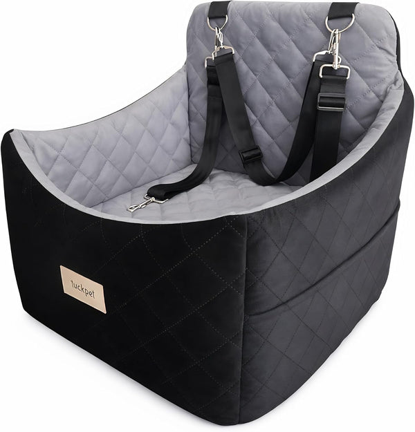 Dog Car Seat for Small/Medium Dogs up to 35 lbs, Memory Foam