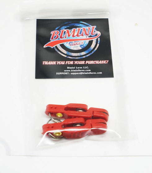 Pro Snap Weights Red Clip for Trolling