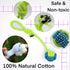 Tug of War Dog Toy for Small Breeds, 4-Pack Rope with Ball Attached for Interactive Play, Puppy Gift