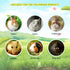 8 Pcs Small Animals Play Balls - Rolling Activity Chew Toys for Rabbits Guinea Pigs Chinchilla Bunny Natural Balls