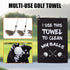 Golf Towel, Printed Golf Towels with Clip, Funny Golf Gifts for Men, Golfers, Birthday Gifts