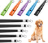 Weewooday 5 Pieces Dog Whistles for Recall Training - High Pitch Plastic Dog Training Whistle with Lanyards & Key Rings