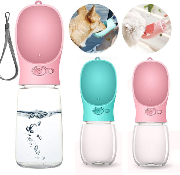 PETnSport Portable Water Dispenser - Lightweight Leak Proof Outdoor Pet Dog Water Bottle