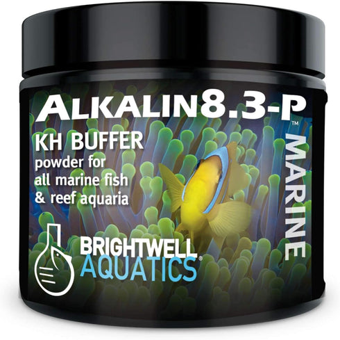 Brightwell Aquatics Alkalin8.3-P, Alkaline KH Buffer Powder for Marine and Reef Aquariums, 250-g