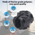 Kayak Rail Adapter - Compatible with Hobie H-Rail, Kayak Fishing Accessories (Black)