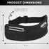 Kisma Running Fanny Pack and Sport Waist Belt – Lightweight Moisture-Wicking Neoprene for Runners, Hikers, Travelers