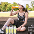 Zubebe 24 Pcs Water Bottles Bulk, 17 oz Reusable Acrylic Bottles with Stainless Steel Leak Proof Lids