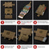 Pack Hammock LIVANS Molle IFAK Micro Trauma Pouch, Tactical First Aid Belt IFAK Bag Medical EMT Emergency Survival Med