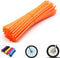 Spoke Skins Spoke Covers: 72Pcs Protector & Decoration for 8-21 Inch Rims for Dirt Bike, Bicycle, Wheelchair