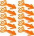 BAIMOQI 10PCS Realistic Shrimp Lures Flexible Construction Rhythm Meditative for Attraction