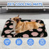 imiBBWQu Summer 27" 22" Dog Cooling Mat Seaweed Pink Black Cooling Mat for Large Dog Washable Cat Pet Pad Bed Smart Pet