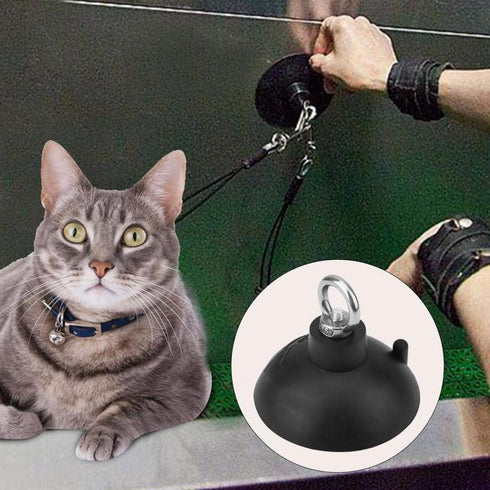Zerodis Pet Grooming Bathing Suction Cup & Cable Choker Loop Noose Bath Restraint Keeping Pet in Bathtub or Shower for Dog Cat