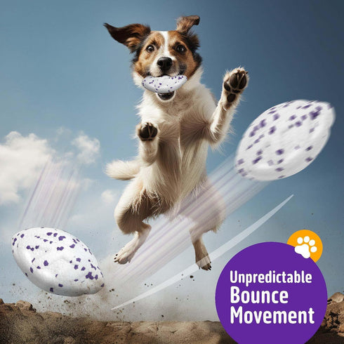Dog Balls Upgraded Durable Tennis Ball - 5.3'' for Aggressive Chewers, 3 Pack for Large, Medium, Small Dogs.