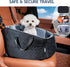 TOPOmerice 30 lbs, Cozy Dog Car Seat for Small Dogs up to Pet Booster Seat with Adjustable Harness & Non-Slip Base, Dog