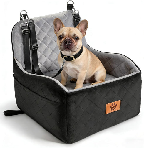 Dog Car Seat for Small Medium Dogs, Dog Booster Seat with Thick