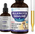 EDUZEBRA Allergy Relief Drops for Dogs & Cats, Natural Anti-Itch Support Supplement, Soothes