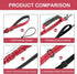 Tactical Dog Leash Heavy Duty - 4-6FT Shock Absorbing Bungee with Reflective Military Strong No Pull, 2 Padded Handles,