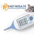 Flexible,10-Sec Cats,30 Pet Thermometer, Friendly Short Probe,Comfort Reading, Rectal Thermometer for Dogs Probe Covers