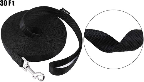 Long Dog Leashes for Puppy Training, 15FT 20FT 30FT 50FT 100FT Long Puppy Lead for Large Medium Small Dogs (30 feet,