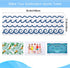 6 Count 40"x12" BBTO Sublimation Cooling Towels Bulk for Sports White Golf Sweat Gym Towel Ice Breathable Soft Chilly
