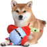 SpongeBob SquarePants for Pets Mr. Krabs Figure Plush Dog Toy, 6 Inch Small Dog Toy for SpongeBob Fans, Crab Squeaky