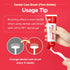 Dental Care Brush with Firm Bristles, Resilient Toothbrush for Dog Tartar and Plaque Removal