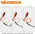 VIVAGLORY Chew Proof Dog Leash, Soft Foam Reflective Padded Handle, Waterproof Non Chewable Metal Leash