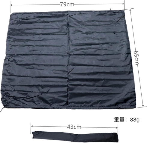 Folding Bike Carry Bag, Waterproof Travel Storage Zipper Bag for Brompton Bike Transport on Airplane, Train