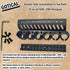 Gotical Quick Detach Saddle Side Carrier Kit, 12 Gauge 6 Round Shell Holder for Mossberg 500/590