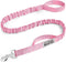 OutdoorMaster Bungee Dog Leash, Heavy Duty with Shock Absorption, 2 Padded Handles for Improved Dog Safety (Pink, 4FT)