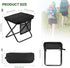 CJZYepopee Backpack Stool,246 Lbs 3s Setup,Handbag XL Portable Chair for Adults, Foldable Stool,Collapsible Capacity