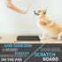 Dog Nail Scratch Pad and Bonus Handheld Dog Nail Filer - Stress-Free Scratch Board for Dog Claw Care