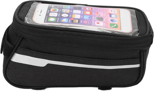 VBESTLIFE Waterproof Phone Bag, Large Storage Bike Handlebar Bag with Quick Release Design