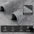 16 27 Inch, 3 Pack Orighty Gym Towels, Highly Absorbent Sweat Towels, Soft and Quick Drying Gym Towel for Daily Use