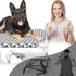Elevated Outdoor Dog Bed, Updated Raised Pet Cot, Indoor Durable with No-Slip Rubber Feet, Fits up to 100lbs, Gray, L