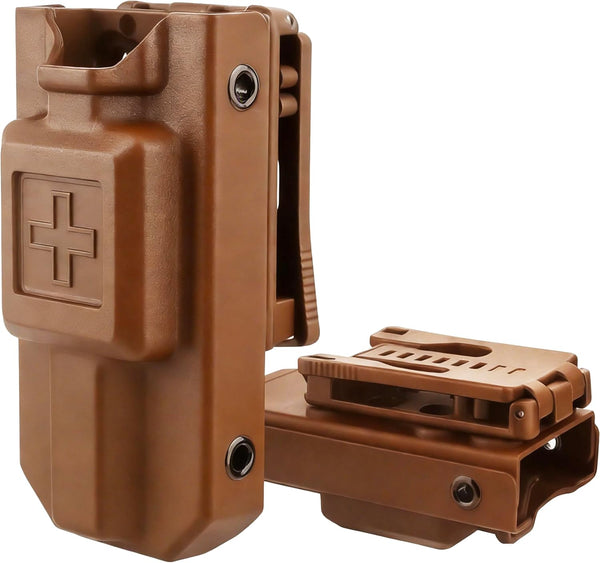 JUNESEAKER Tourniquet Holder, Tactical Tourniquet Holder with Upgraded Locking Clip Tourniquet Holster Tourniquet