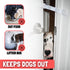 Door Buddy Adjustable Pet Door Latch for Cats - Grey, Dog Proof Litter Box & Feeding Station