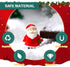 Soaoo 9 Pcs Christmas Aquarium Decoration Fish Tank Resin Ornaments Xmas Series Micro Landscaping Decor for Parties