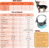 2-5 lbs 1.0 YUDODO Pet Sling Carrier for Small Dogs & Cats Hands-Free Puppy Carrier with Safety Hook, Large Zipper