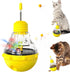 RXJPASD Boredom Buster Cat Interactive Feeder Toy, Tipping & Spinning Action Food Play Toy for Cats(Purple)