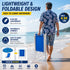 265 lbs, Beach Chair with Umbrella, Folding Portable Lightweight Chair with Detachable Umbrella for Adults, High Back