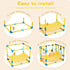 8 Hammock (23x17x17in) Keaber Puppy Play Gym with Hanging Toys, Jungle Playground Gym for Small Dogs, PVC Frame