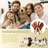 AZRAPAWS 6 Inch Bully Sticks for Dogs Beef Collagen Dog Chews for Large Dogs, Medium and Small Breeds Healthy Bully