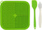 Dog Lick Mat - Slow Feeder Licking Mat with Suction Cups, Non-Slip Pad for Feeding and Training (Green)