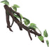 AQUA KT Reptile Climbing Branch Tree Trunk with Leaves for Lizard Bearded Dragon Snake Gecko Leopard Chameleon Frog