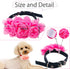 Dog Collar Charms with Large Flowers - 4, 6, or 20PCS Attachment for Small Medium Big Girl Cat Puppy Rabbit
